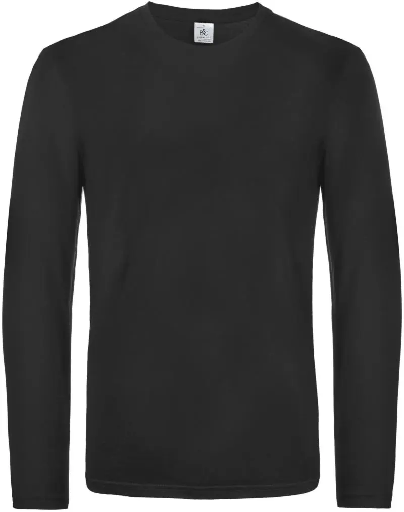 B&C #E190 LSL – Langarm T-Shirt aus schwerer ringgesponnener Baumwolle