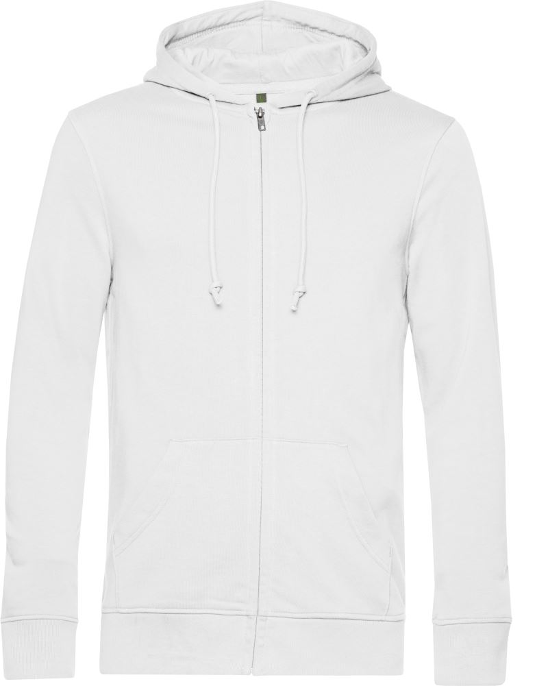 B&C Inspire Zipped Hood – Nachhaltige Herren Kapuzen-Sweatjacke