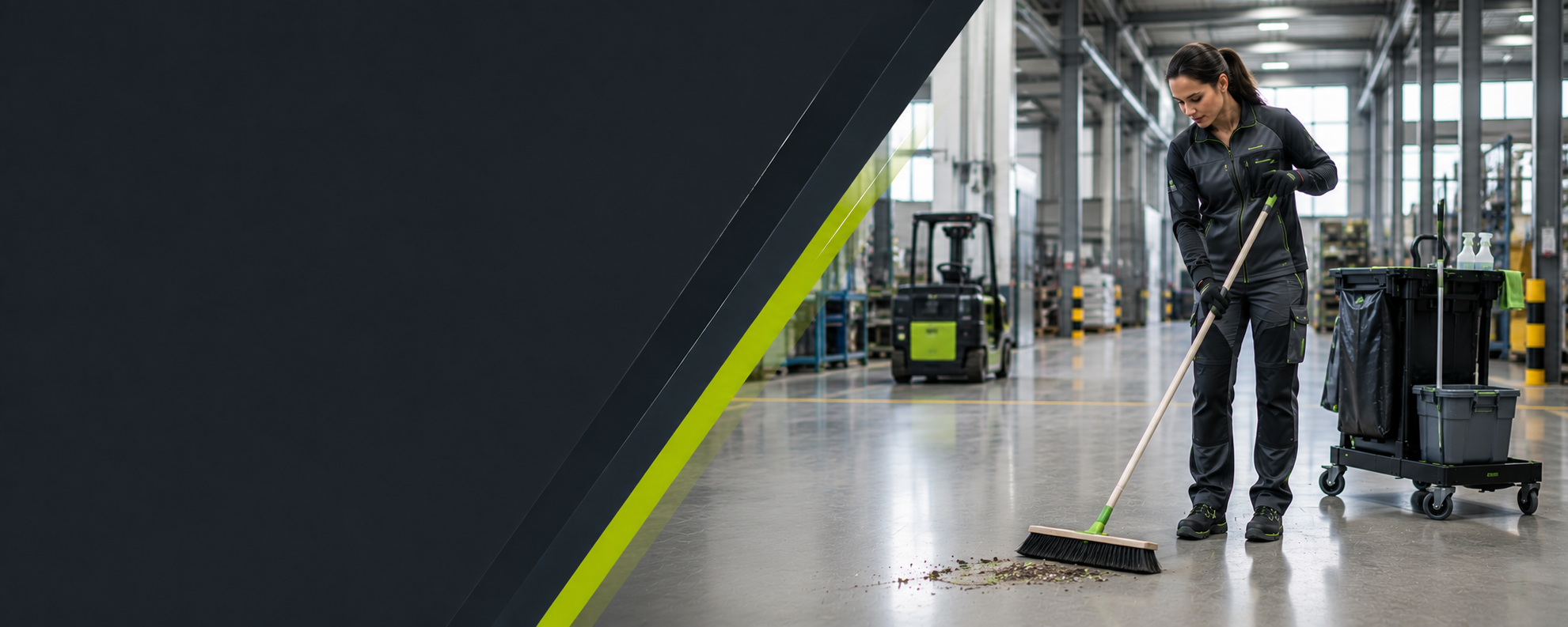 Professionelle Berufskleidung für Industrie- und Gewerbereinigung