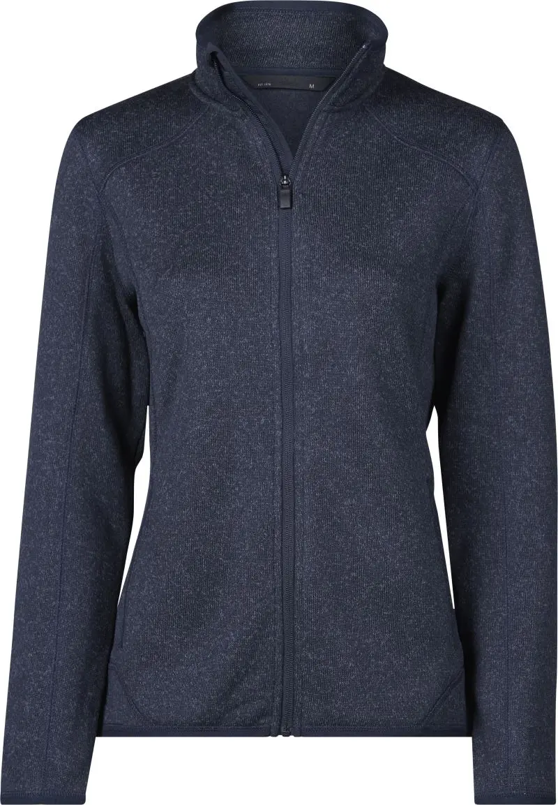 Damen Strick-Fleece Jacke Tee Jays Melange 9616