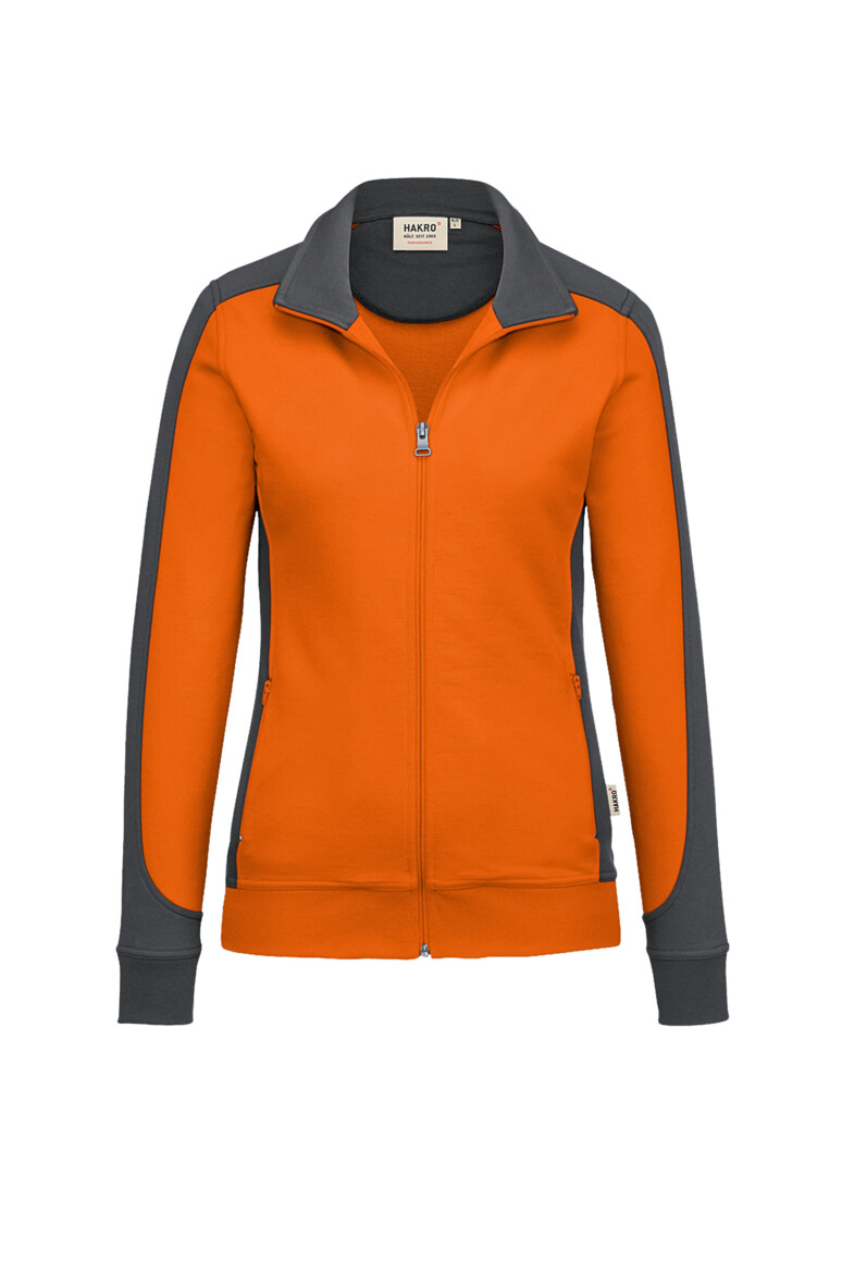 Hakro 277 Damen Sweat-Jacke Contrast Performance