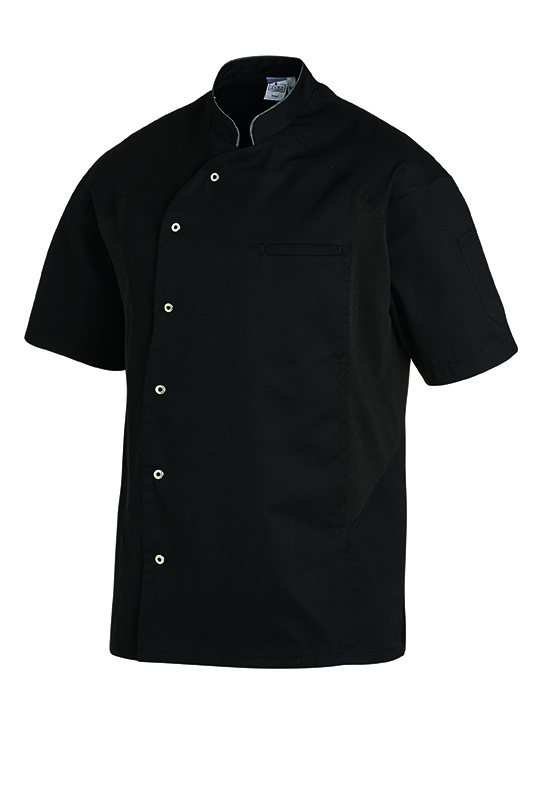 Kochjacke Leiber 12/2754, Materialmix, Druckknöpfe, für Damen und Herren Kochjacke Leiber 12/2754, Materialmix, Druckknöpfe, für Damen und Herren