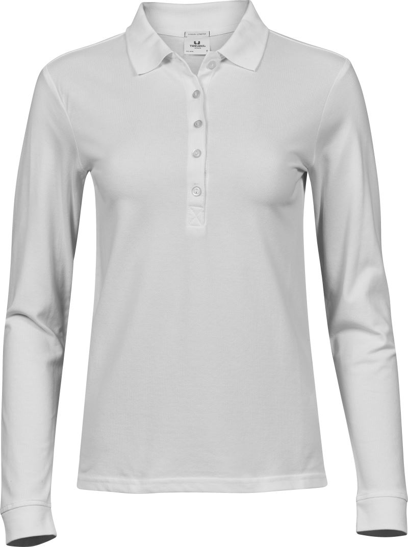 Damen Piqué Stretch Polo langarm Tee Jays Luxus 146 Damen Piqué Stretch Polo langarm Tee Jays Luxus 146