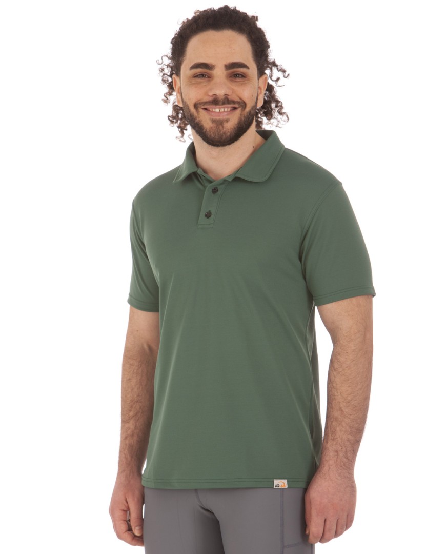 UV Polo-Shirt Herren iQ Natural Cool UV Polo-Shirt Herren iQ Natural Cool