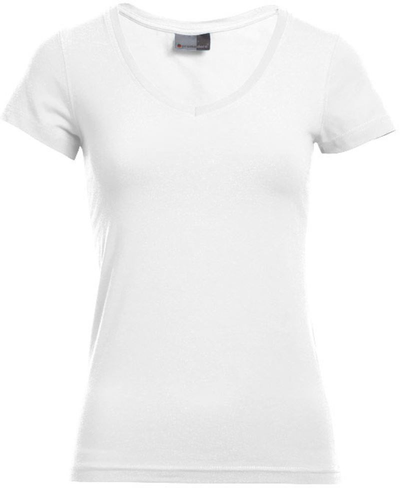 Damen V-Ausschnitt T-Shirt Slim Fit - Promodoro 3086