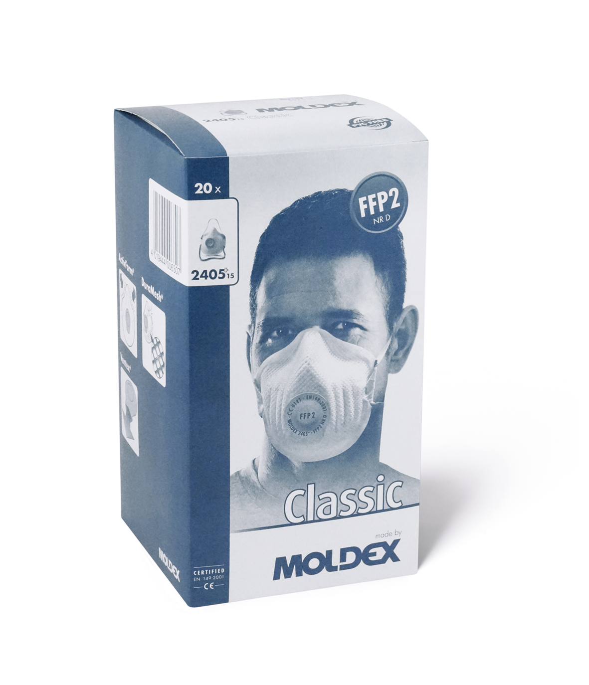 FFP2 Atemschutzmaske  mit Ventil, Moldex 240515