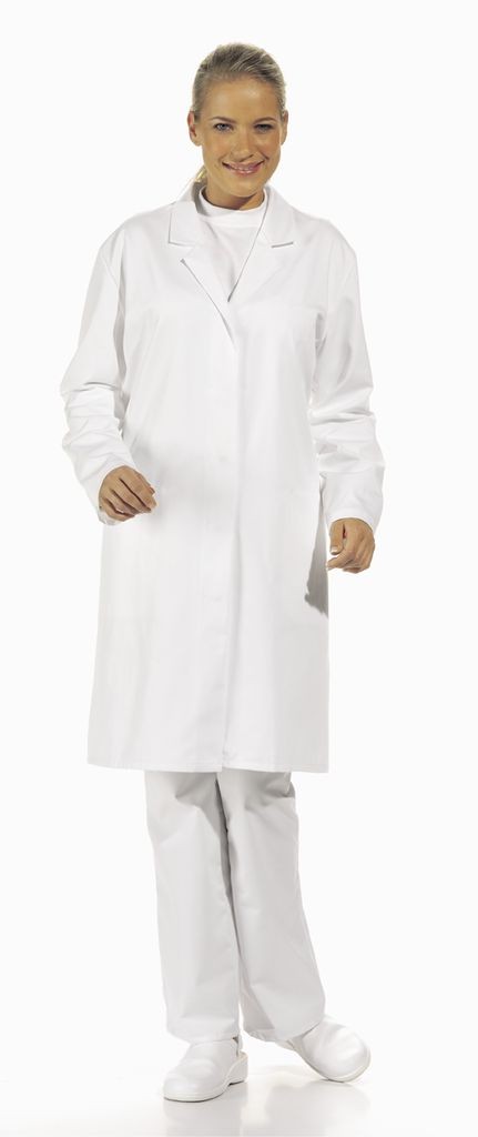 HACCP Damenmantel Leiber 08/727, Mischgewebe, Druckknöpfe