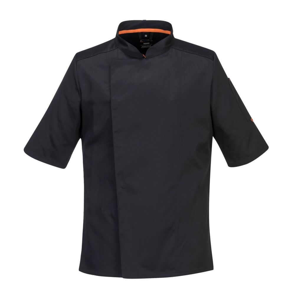 Kochjacke Stretch Mesh Air Pro kurzarm, Portwest C738 Kochjacke Stretch Mesh Air Pro kurzarm, Portwest C738