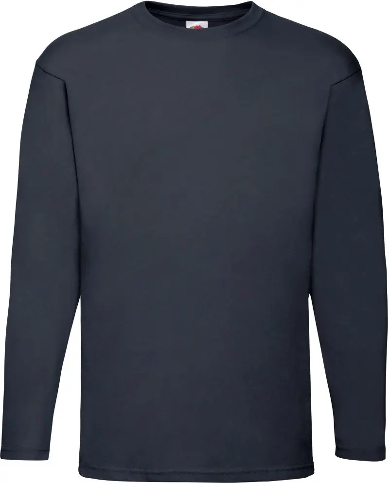 Fruit of the Loom Valueweight Long Sleeve T-Shirt – strapazierfähiges Langarmshirt