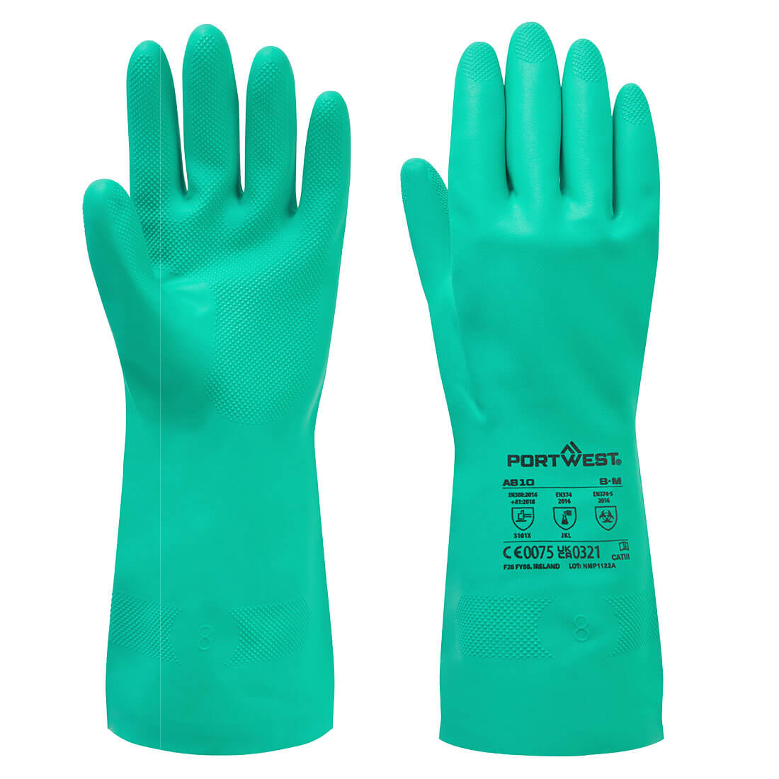A810 - Nitrosafe Chemikalienschutz-Handschuh grün
