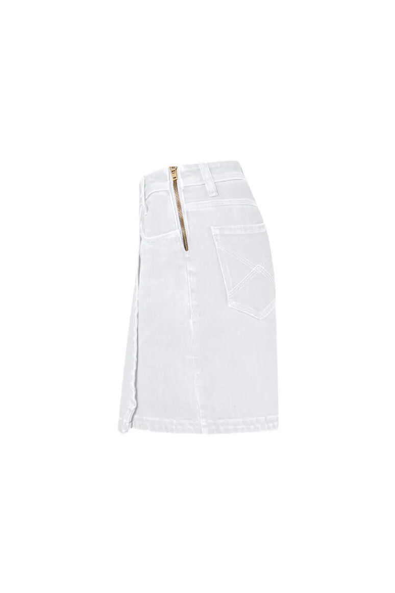 Hakro 732 5-Pocket-Jeans Damen-Skort X-Stretch Eco