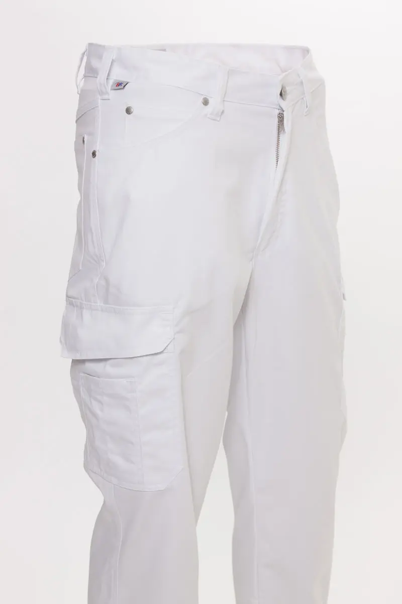 Herrenjeans BP 1658, Stretchgwebe, 3 Längen, weiß