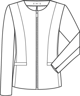 Greiff Damen-Blazer Regular Fit Modern 1429