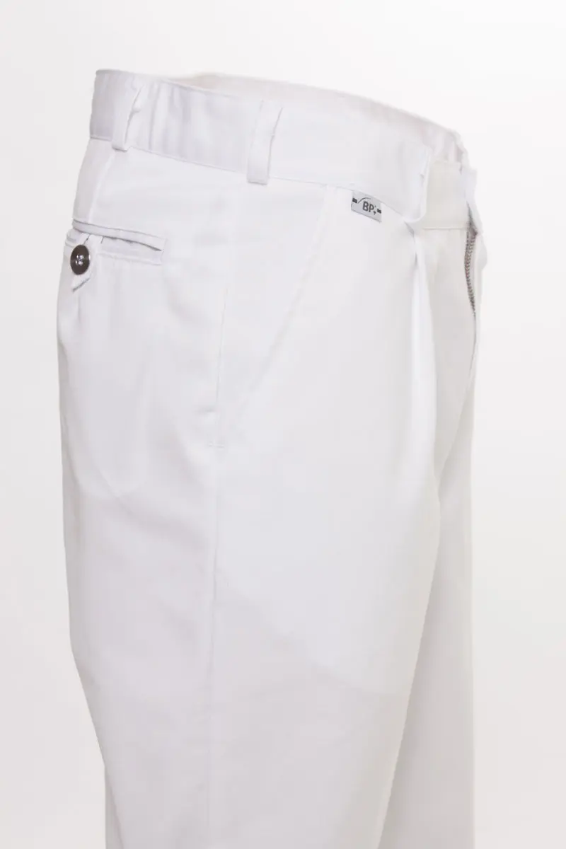 Herrenhose BP 1359, 3 Gewebevarianten, 3 Längen, weiß