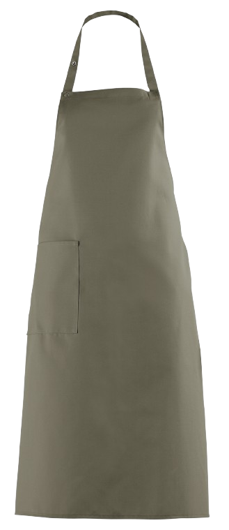 Latzschürze 100cm Leiber 11/529, Mischgewebe, Druckknopfband