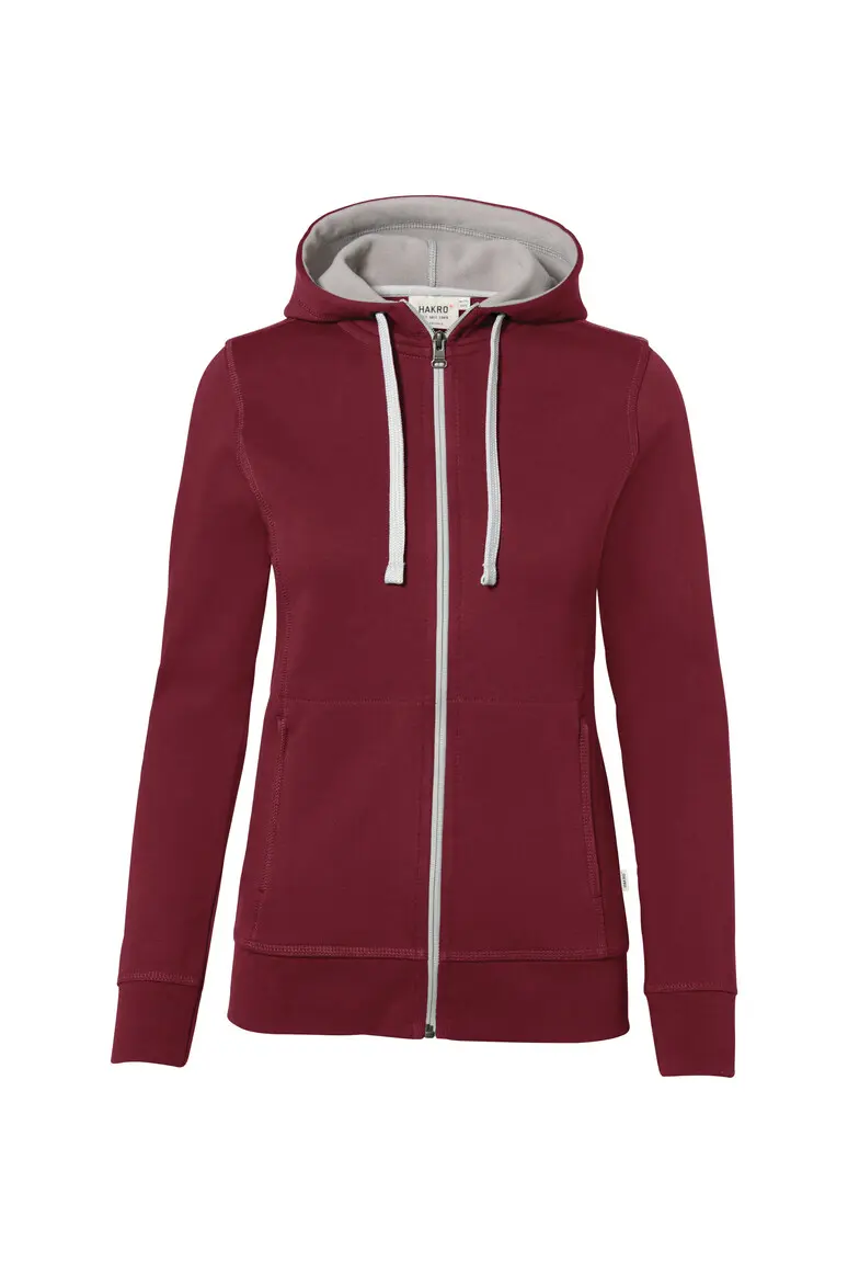 Hakro 255 Damen Kapuzen-Sweat-Jacke Bonded Eco