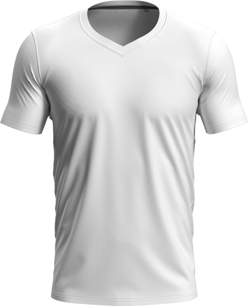 Stedman Stretch-T V-Neck Herren "Clive" – Elastisches Herren V-Ausschnitt T-Shirt