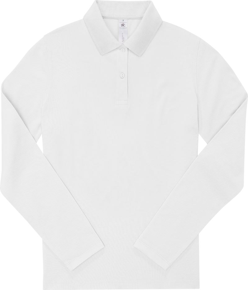 B&C My Polo 210 LSL Women – Hochwertiges Damen Langarm-Poloshirt