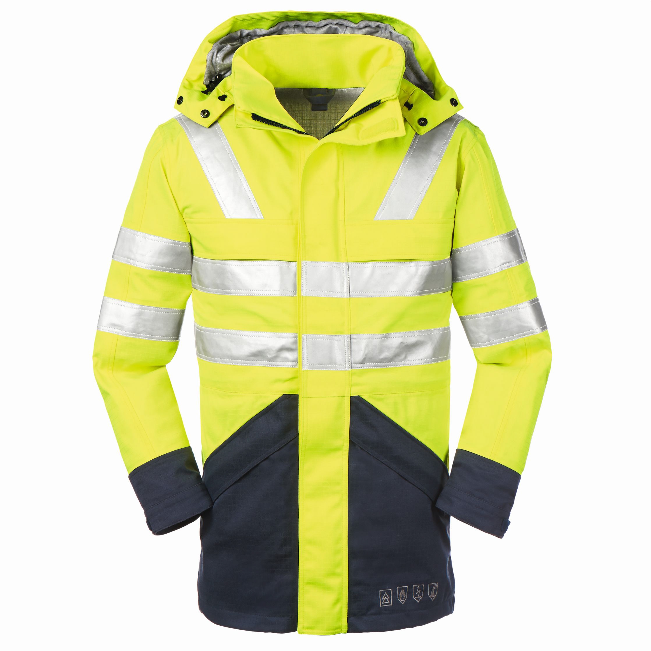 4PROTECT® Multinorm-Warn-Wetterschutz-Jacke EDMONTON