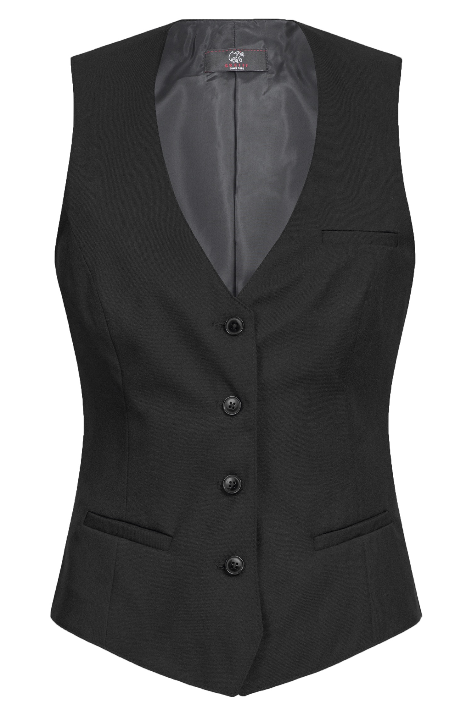 Greiff Damen-Weste Regular Fit Simple Greiff Damen-Weste Regular Fit Simple