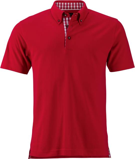 JN 716 Herren Trachten Piqué Polo 