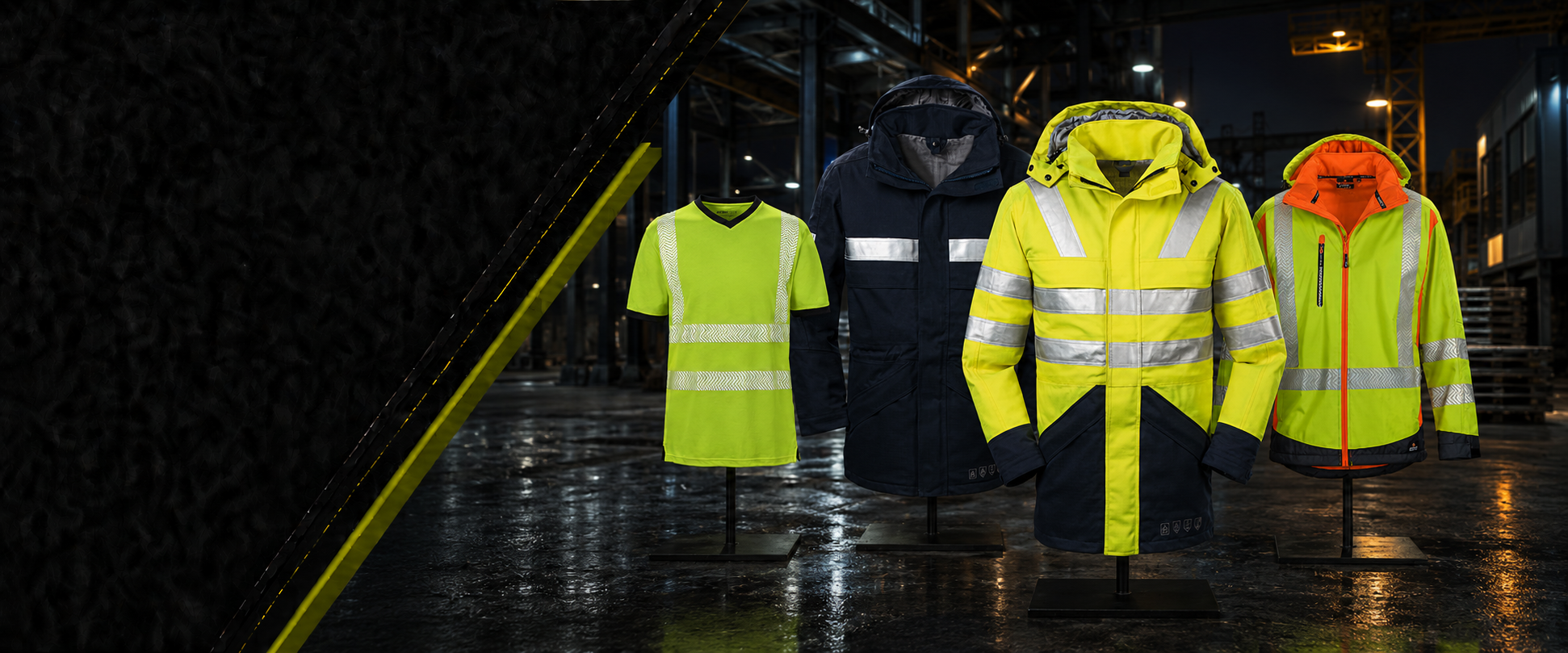 4Protect Workwear Warnschutz, Multinormjacken und Softshelljacken für professionelle Einsatzbereiche