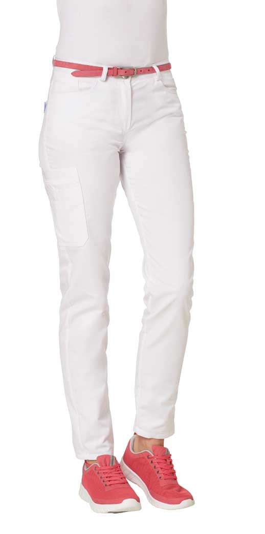 Damenhose Leiber 08/7490, Mischgewebe, weiß