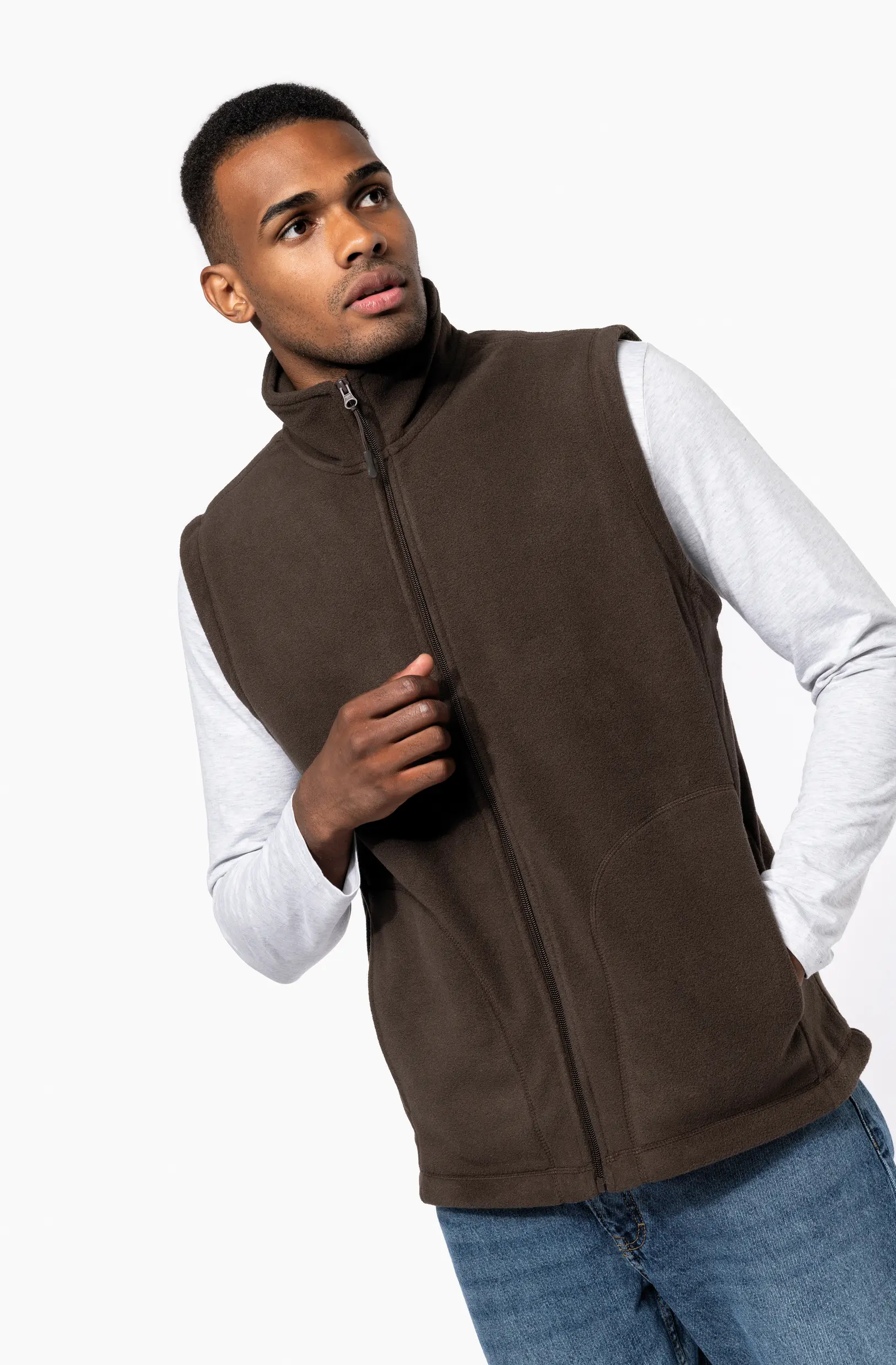 Herren-Fleeceweste Kariban K913 Luca