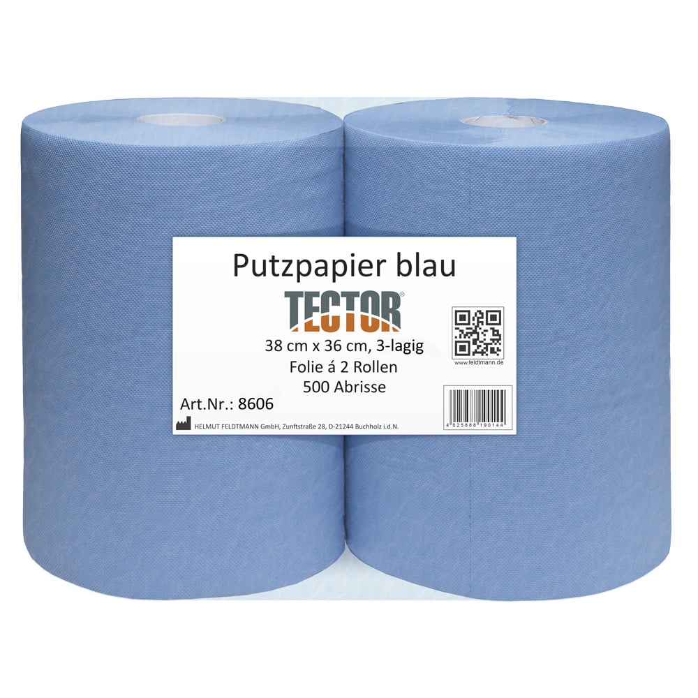 PUTZPAPIER blau 3-lagig ca. 38x36cm PUTZPAPIER blau 3-lagig ca. 38x36cm
