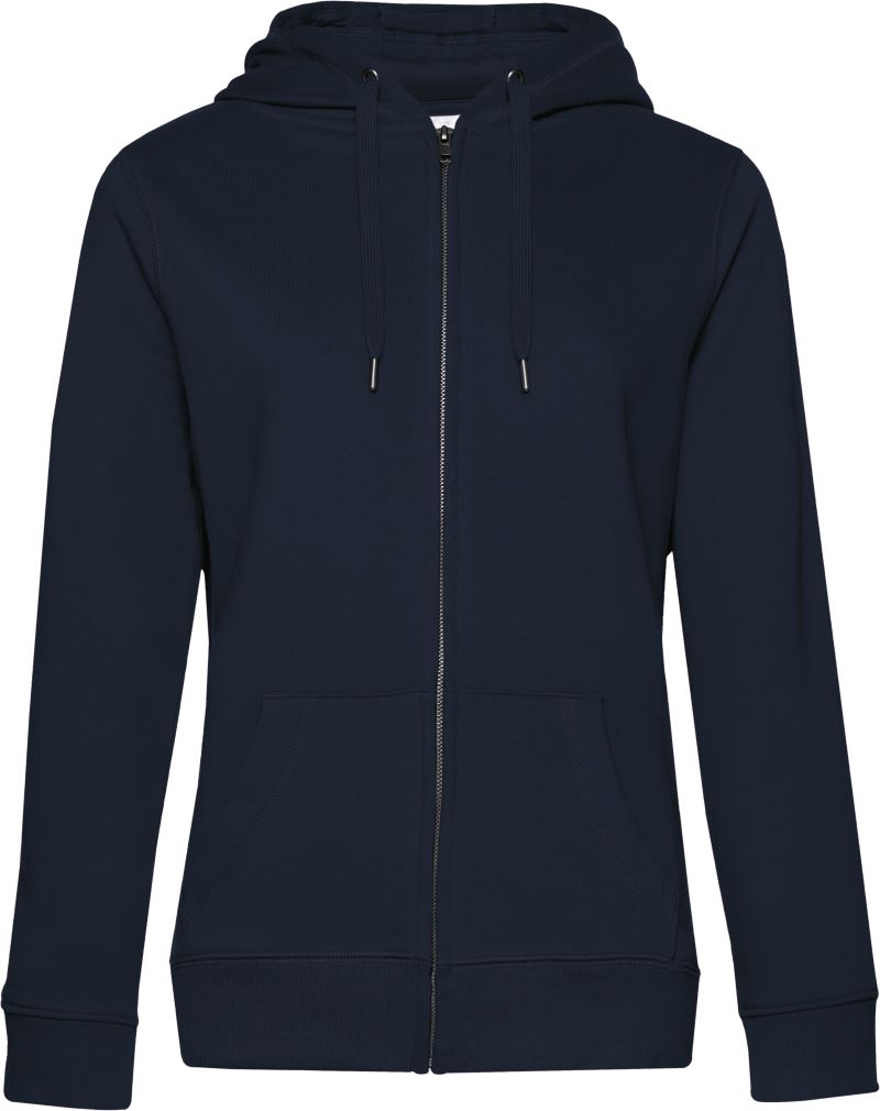 B&C QUEEN Zipped Hood Damen Kapuzen-Sweatjacke