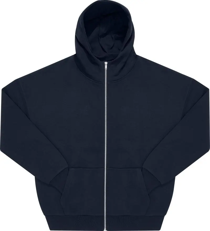 B&C Influence Zip Hood – Schwere Oversize Kapuzen-Sweatjacke