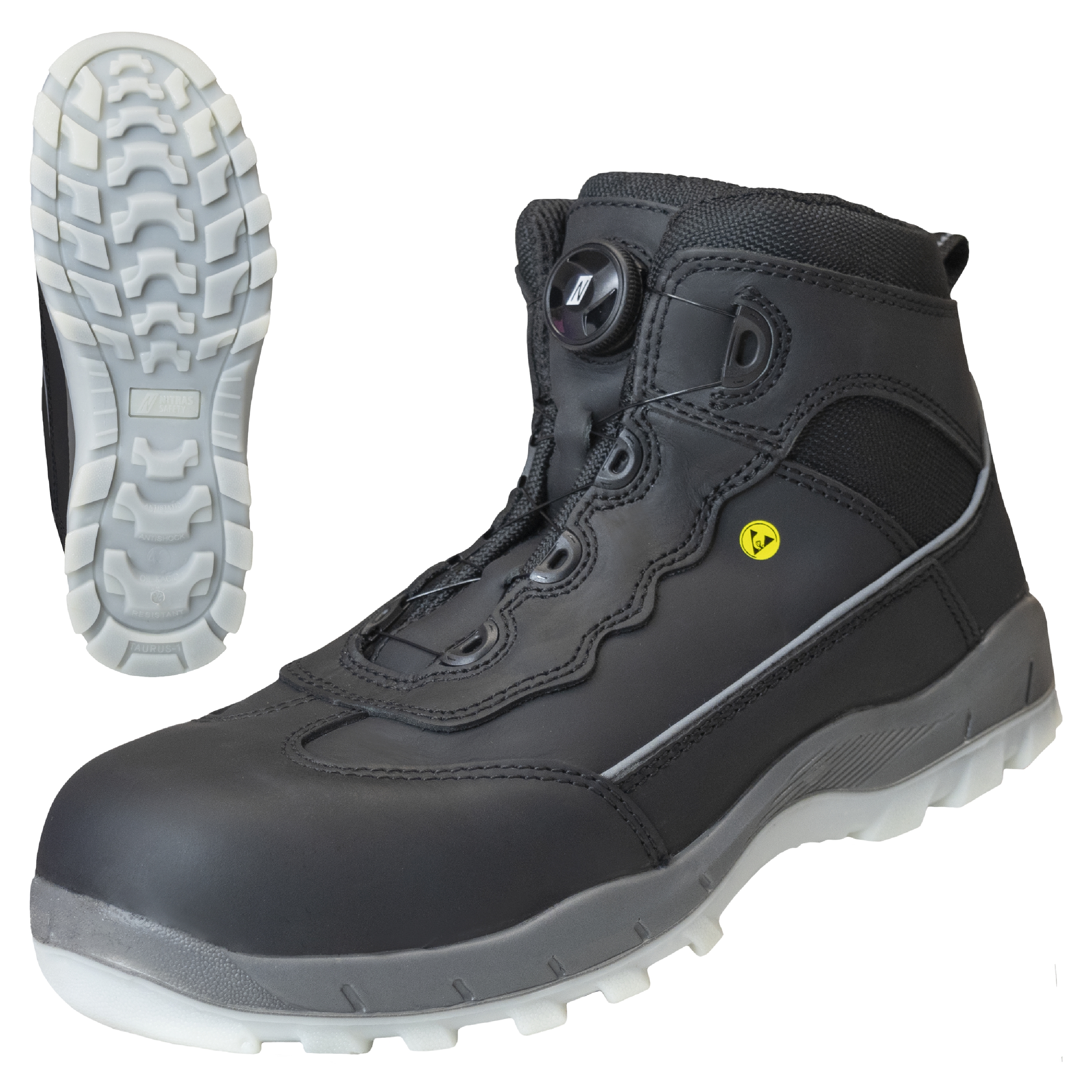 S3 ESD Sicherheitsstiefel Sport Step Mid Fit, Nitras 7307 S3 ESD Sicherheitsstiefel Sport Step Mid Fit, Nitras 7307