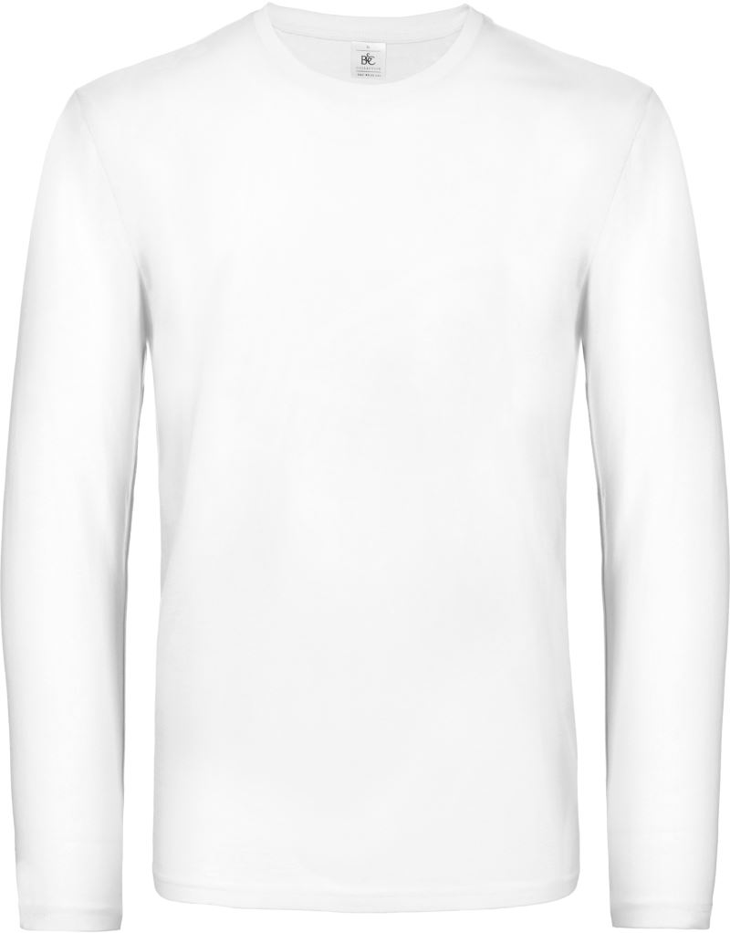 B&C #E190 LSL – Langarm T-Shirt aus schwerer ringgesponnener Baumwolle