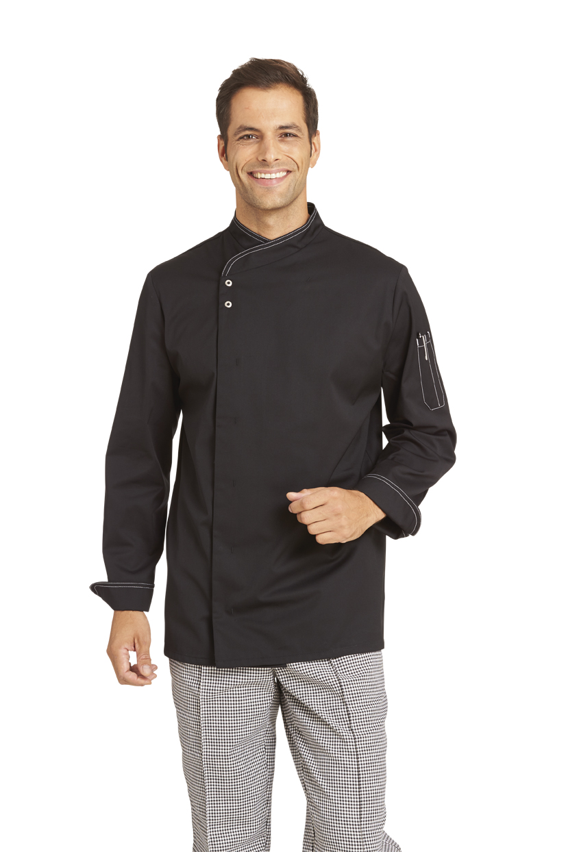 Kochjacke Leiber 12/2444, Mischgewebe, Druckknöpfe, für Damen und Herren Kochjacke Leiber 12/2444, Mischgewebe, Druckknöpfe, für Damen und Herren