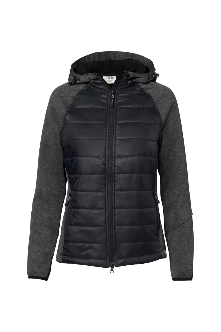 Hakro 265 Damen Hybrid-Jacke mit Kapuze Contrast