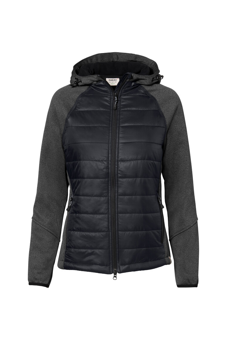 Hakro 265 Damen Hybrid-Jacke mit Kapuze Contrast