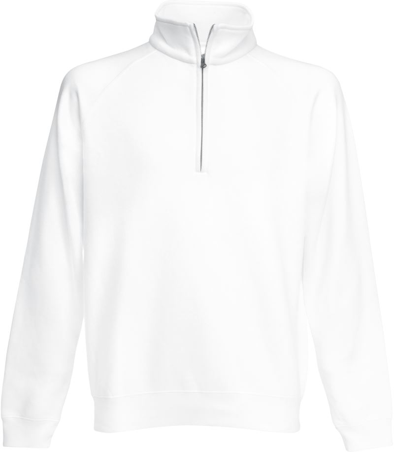 Fruit of the Loom Premium Zip Neck Sweat