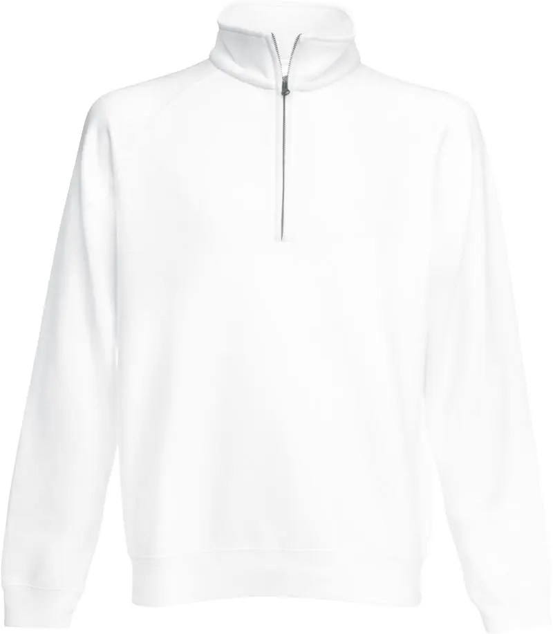 Fruit of the Loom Premium Zip Neck Sweat