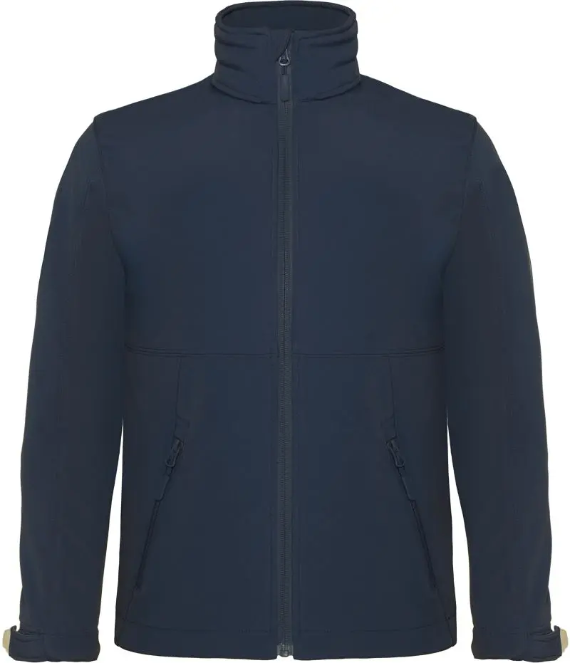 B&C Hooded Softshell /kids – Kinder 3-Lagen Softshelljacke mit Kapuze