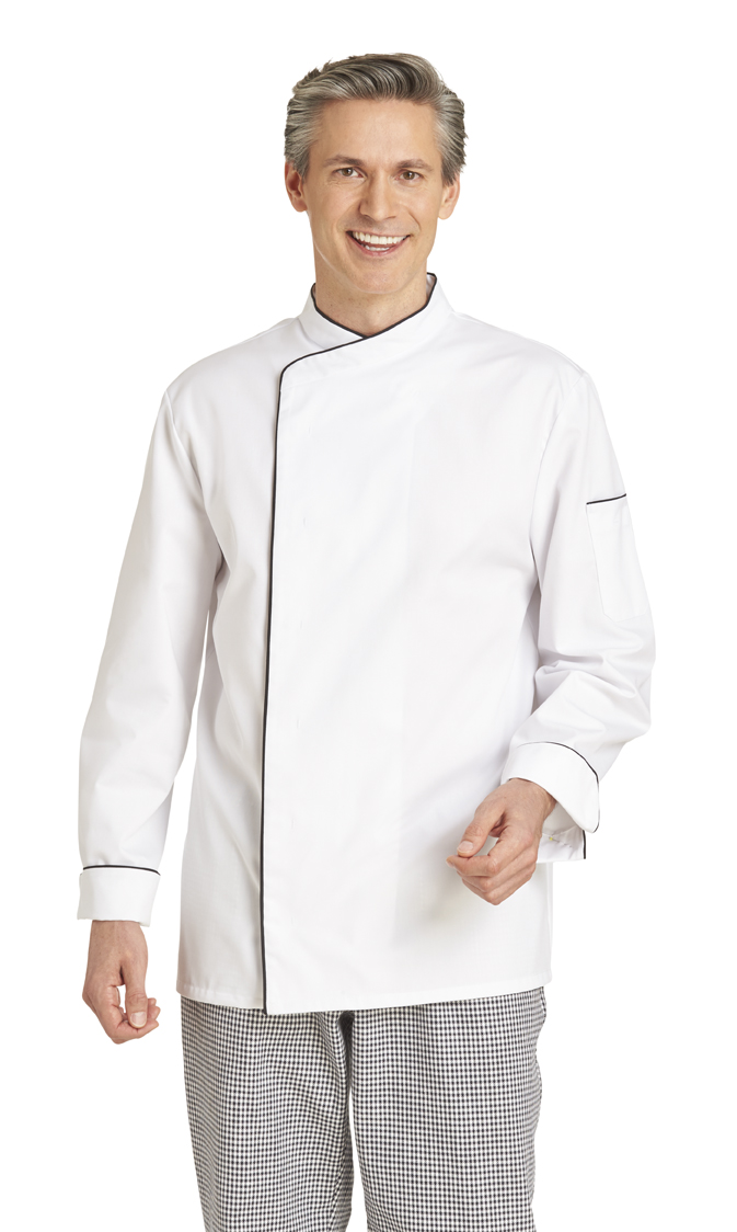 Kochjacke Leiber 12/2598, Mischgewebe, Druckknöpfe, für Damen und Herren Kochjacke Leiber 12/2598, Mischgewebe, Druckknöpfe, für Damen und Herren