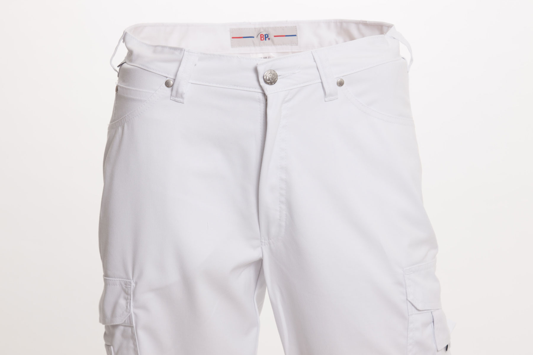 Herrenjeans BP 1658, Stretchgwebe, 3 Längen, weiß Herrenjeans BP 1658, Stretchgwebe, 3 Längen, weiß