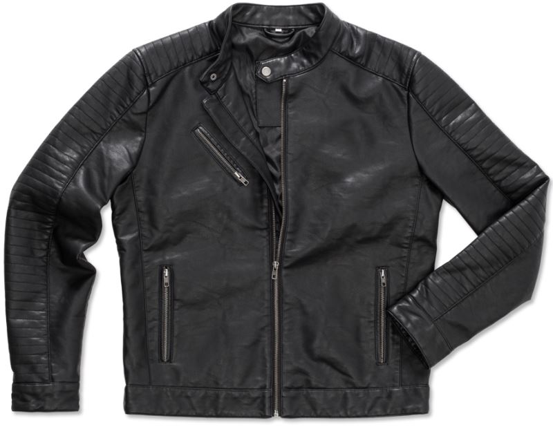 Stedman Biker Jacket Men – Herren Kunstlederjacke