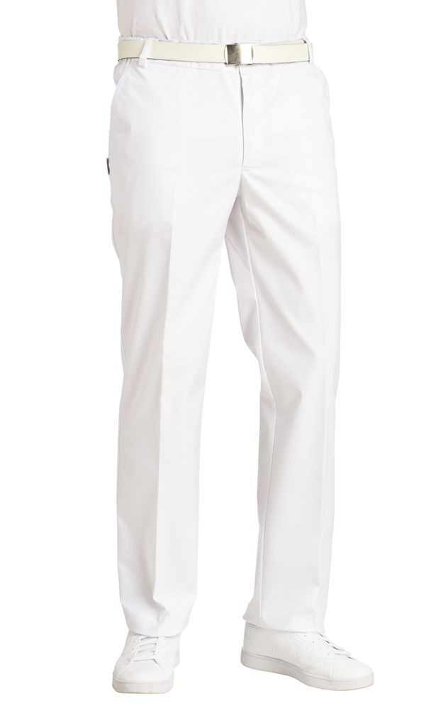 Herrenhose Leiber 12/6790, Stretchgewebe, weiß