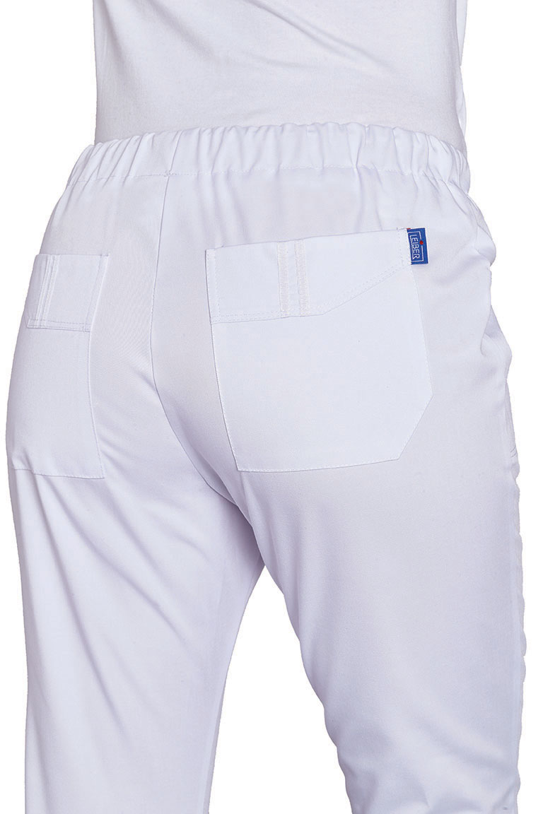 Damenhose Leiber 08/8320, Mischgewebe, weiß, 3 Längen Damenhose Leiber 08/8320, Mischgewebe, weiß, 3 Längen