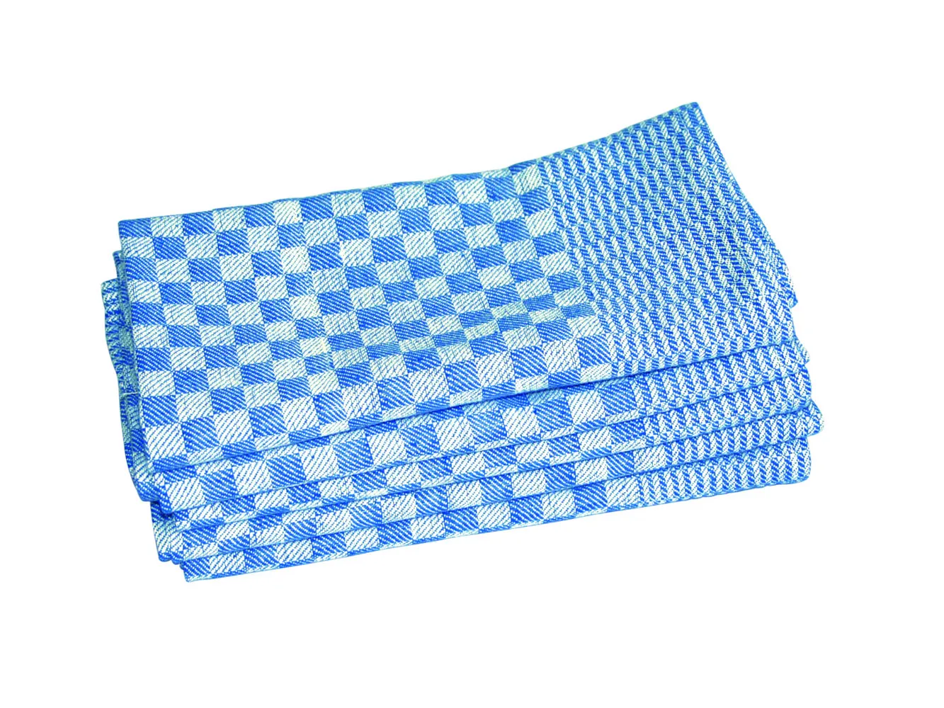 Touchon Grubentuch Leiber 02/36, 50x100 cm, 100% Baumwolle, blau/weiß