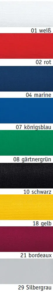 Bistroschürze 80x125 Leiber 11/1258, Gehschlitz, Mischgewebe, in 9 Farben