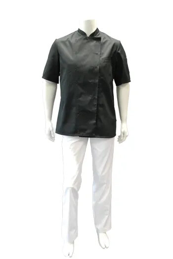 Kochjacke BP 1546, Mischgewebe, Kugelknöpfe, 2 Farben