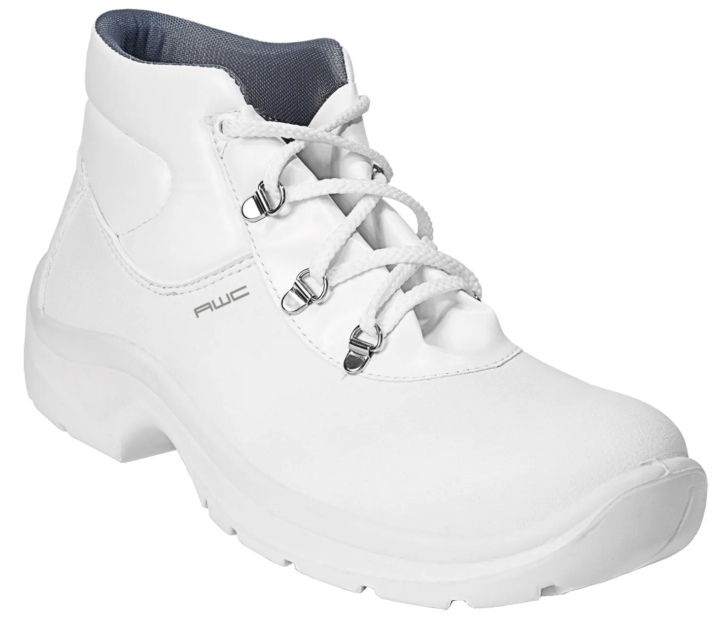 Stiefel, AWC 23358, ECO Safe, weiß, mit Stahlkappe, knöchelhoch, küchengeeignet