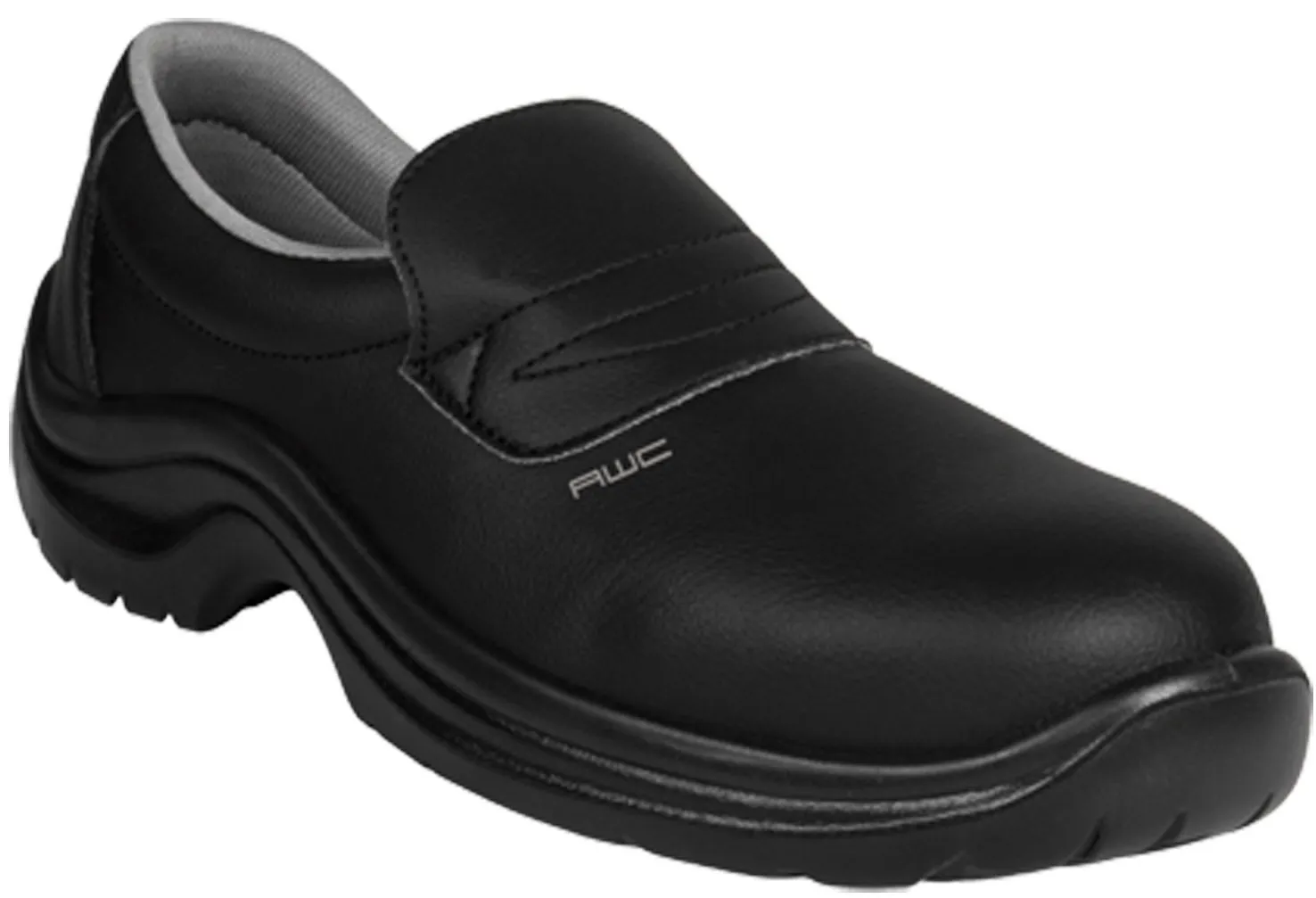 Slipper S2, AWC 23967, ECO Safe, schwarz, mit Stahlkappe, küchengeeignet