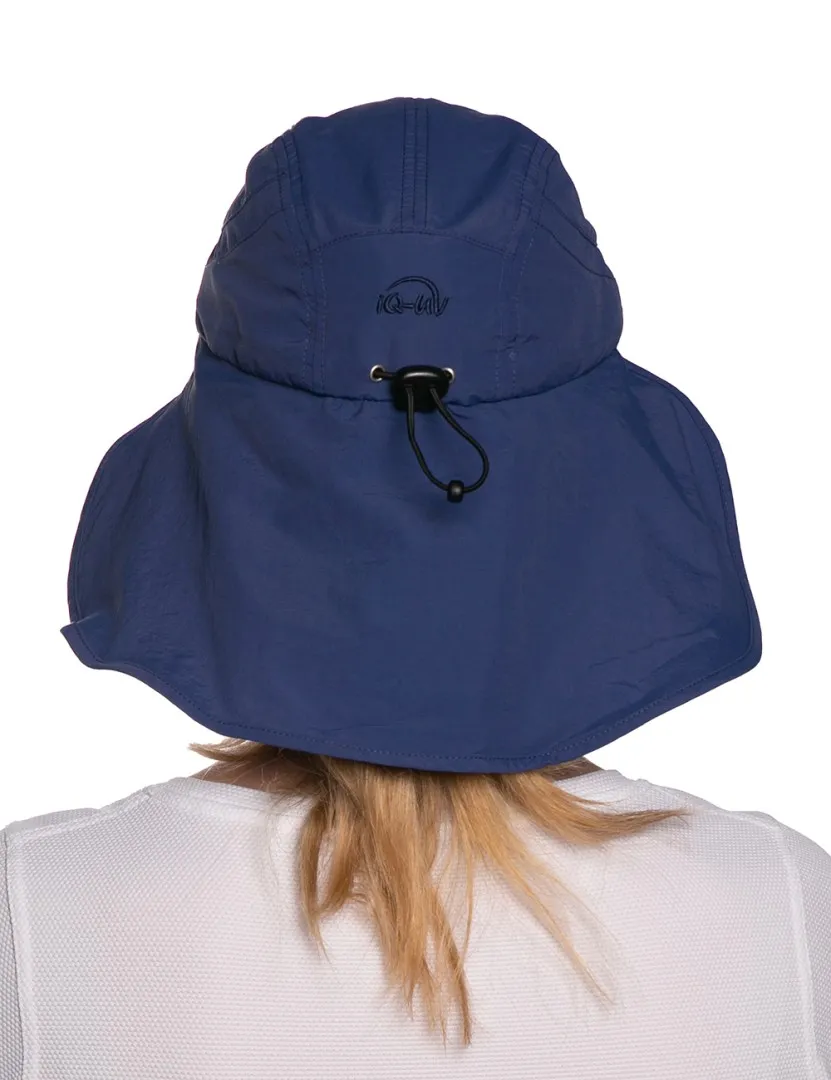 UV Schutz Kappe iQ mit Nackenschutz